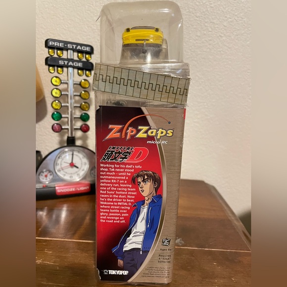 Original Radioshack Zip Zap Micro RC Car Initial D Special Edition - Picture 4 of 5